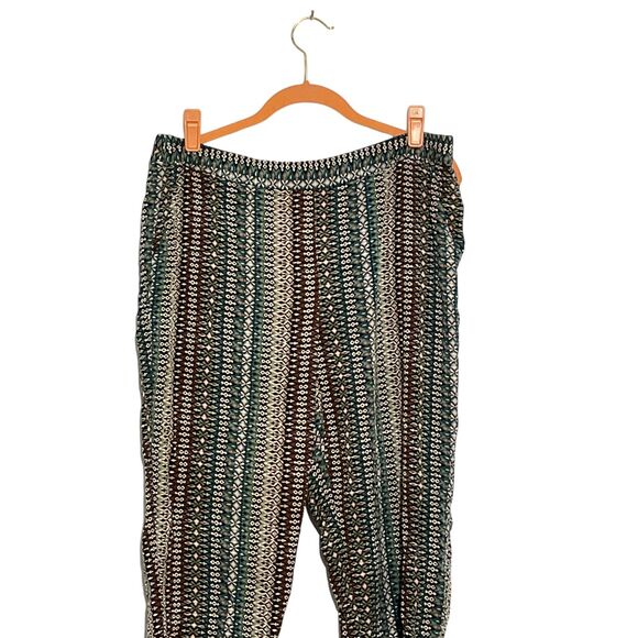 Jessica Simpson Soft Printed Tummy Control Pants LG - Picture 3 of 11